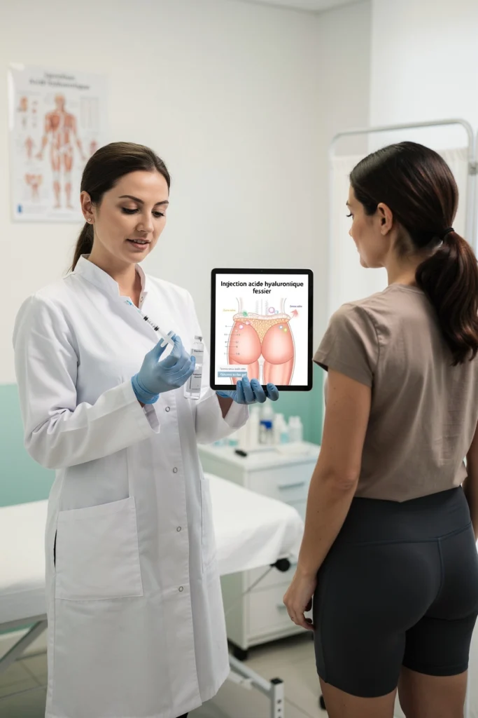 injecter de l’acide hyaluronique dans les fesses