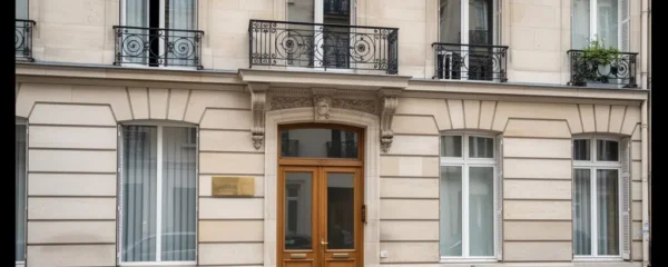 Façade élégante d'un cabinet de chirurgie esthétique dans le 16ème arrondissement de Paris