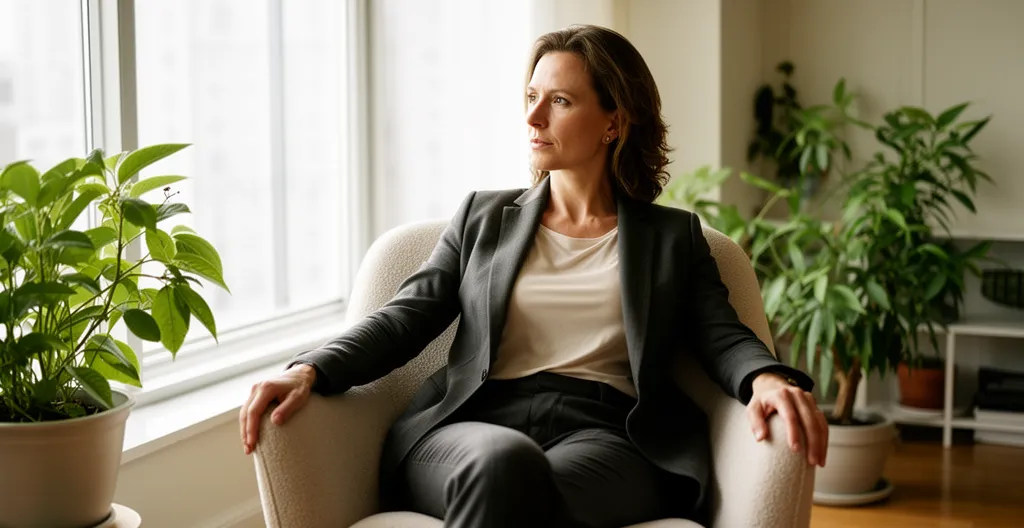 Femme en réflexion sur les options de chirurgie mammaire